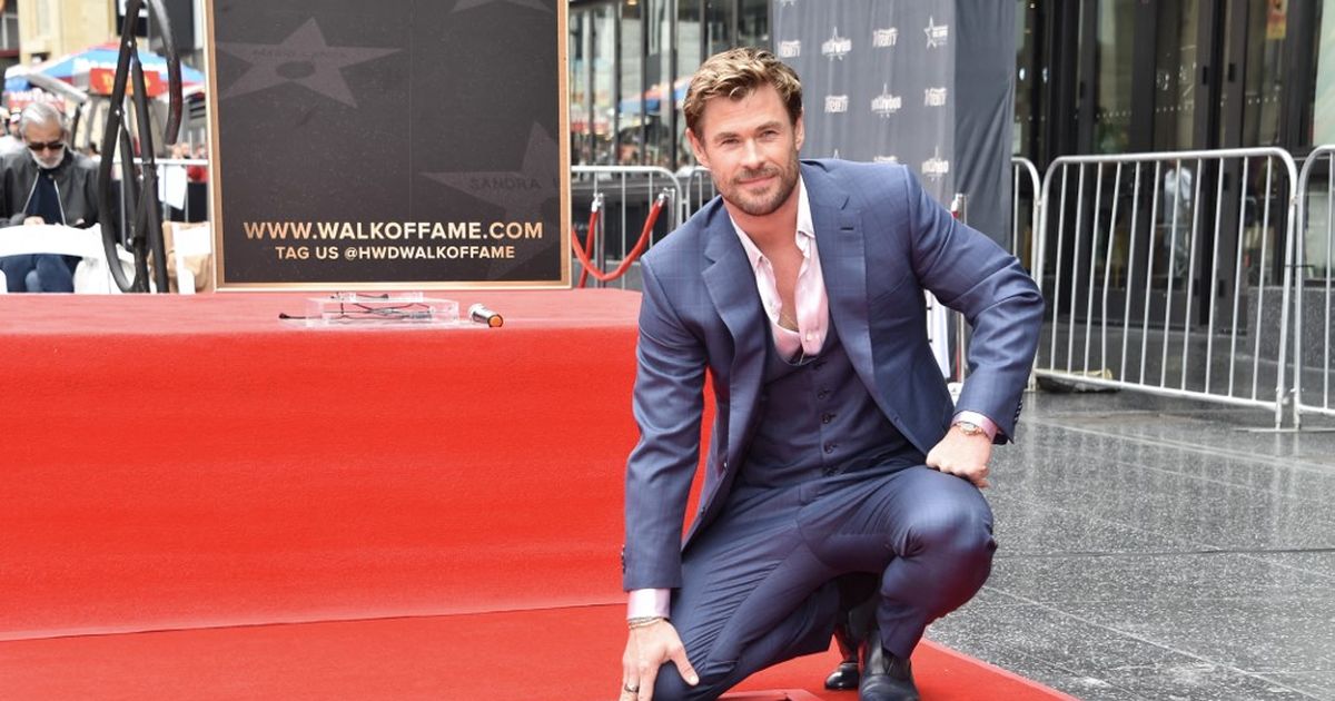 Chris Hemsworth receives star on Hollywood Walk of Fame
