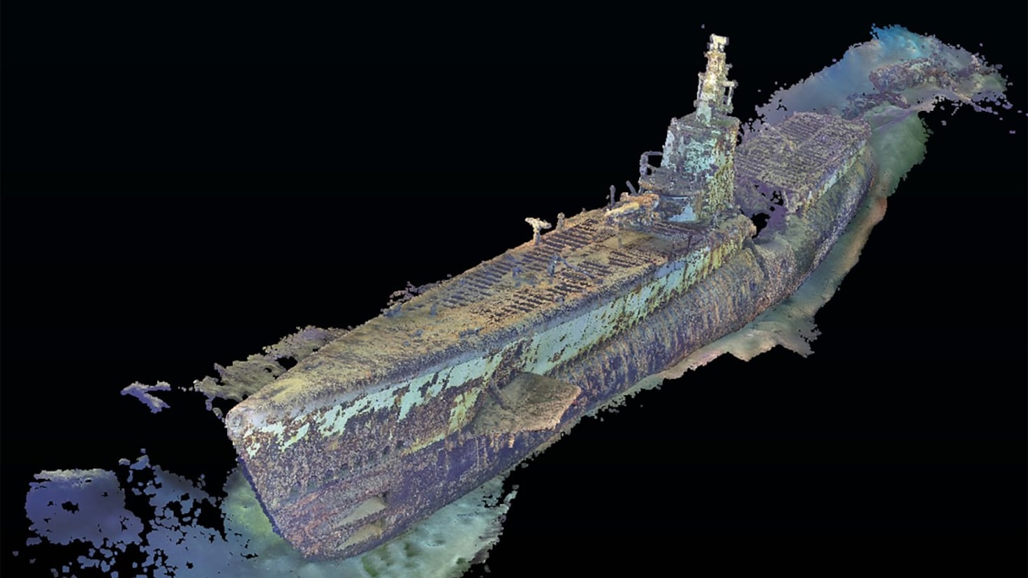 Discovery of the remains of a historic submarine
