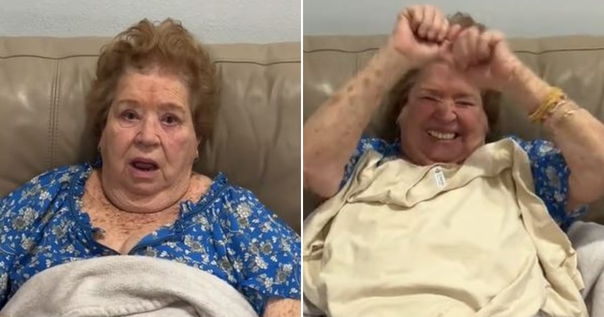 Emotional moment in which a Cuban grandmother finds out that she will be a great-grandmother
