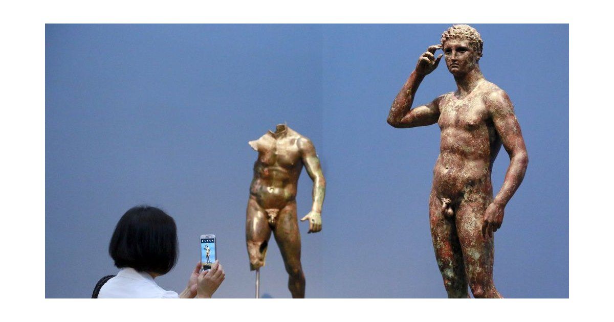 European court upholds Italy's claim to Getty Museum over ancient sculpture
