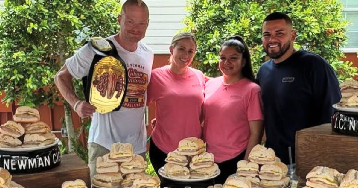 In Tampa they celebrate the challenge of eating the most Cuban sandwiches
