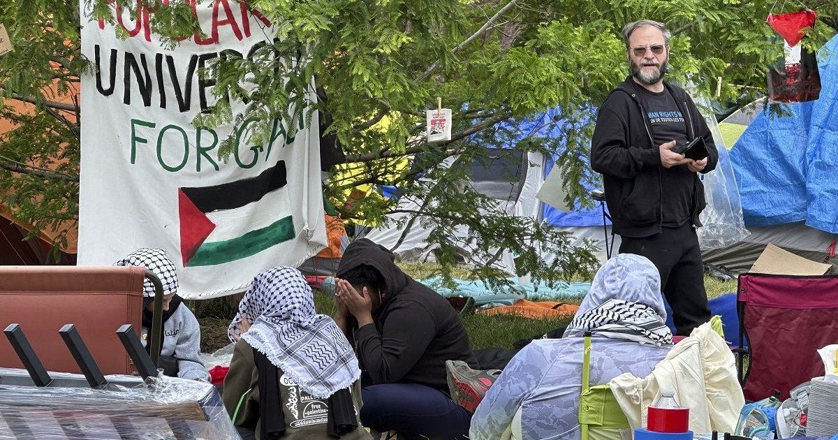 Pro-Palestinian camp dismantled at University of Detroit
