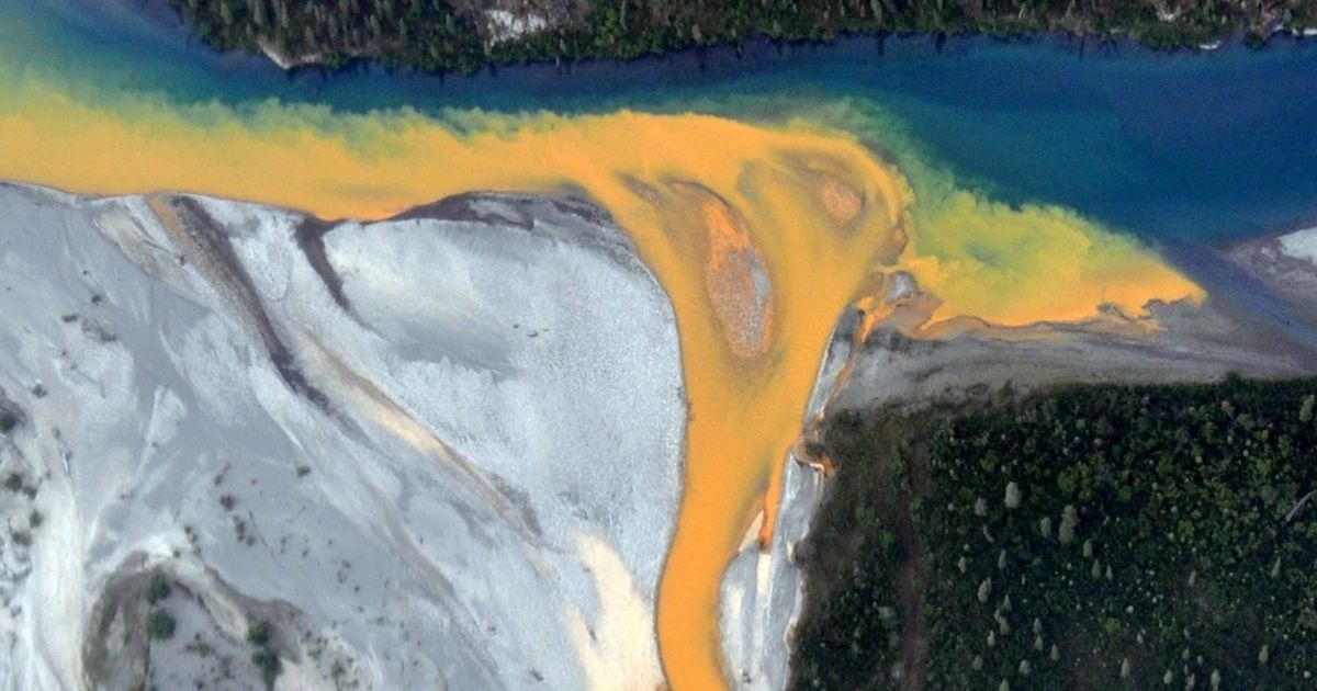 Why Alaska's rivers have started turning orange