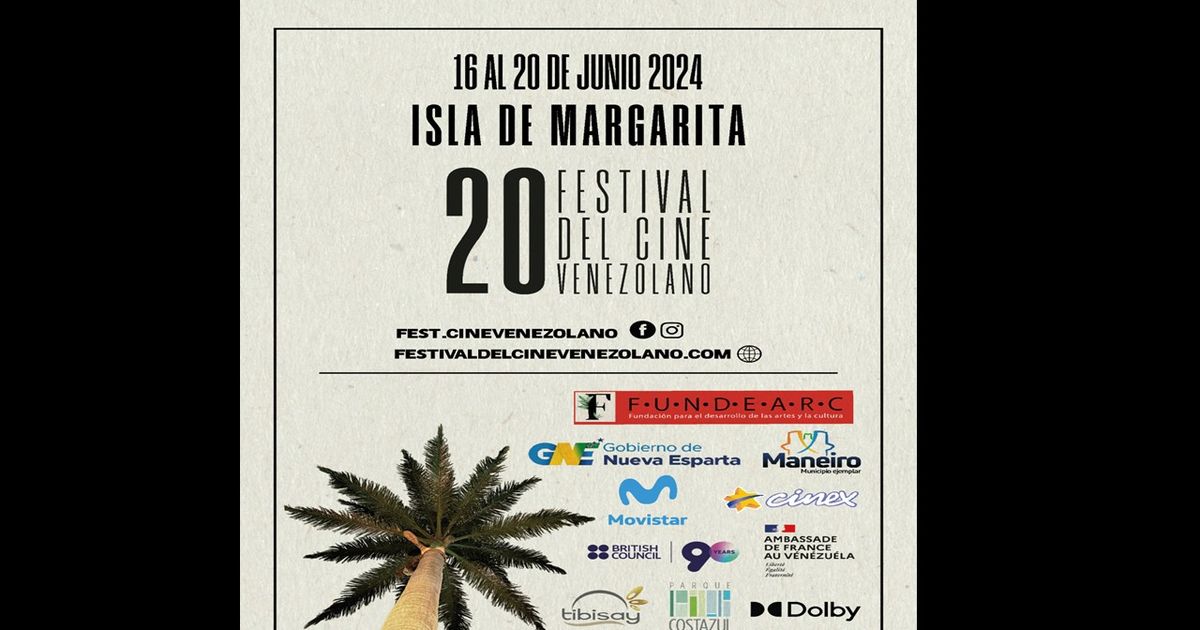 XX edition of the Venezuelan Film Festival announced

