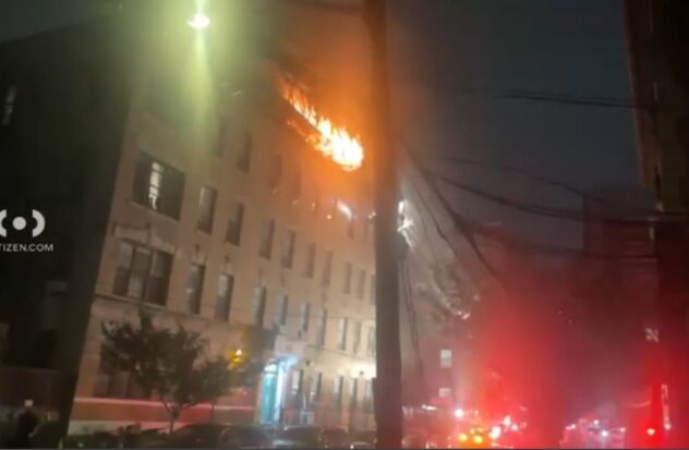 A fire leaves one injured in the Bronx
