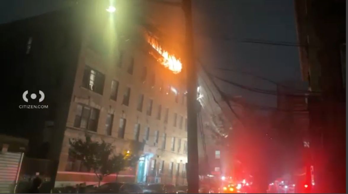 A fire leaves one injured in the Bronx

