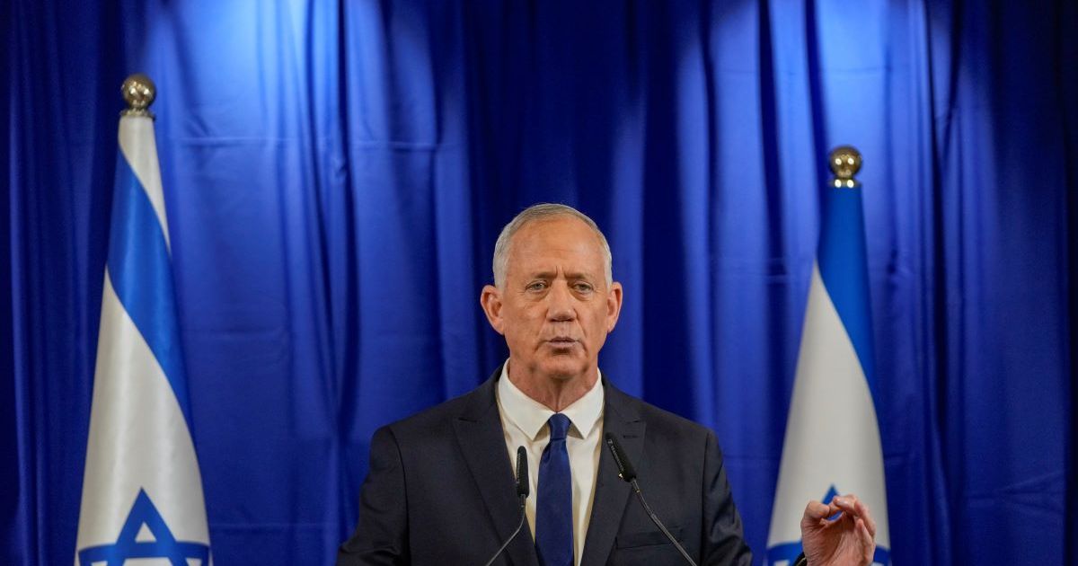 Benny Gantz member of Israel's war cabinet resigns
