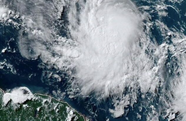  Beryl becomes a hurricane in the Atlantic;  the first of the season
