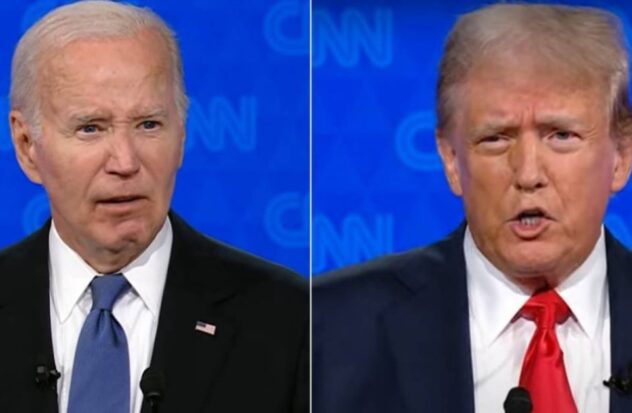 Biden's lapses and Trump's firmness mark the presidential debate in the US
