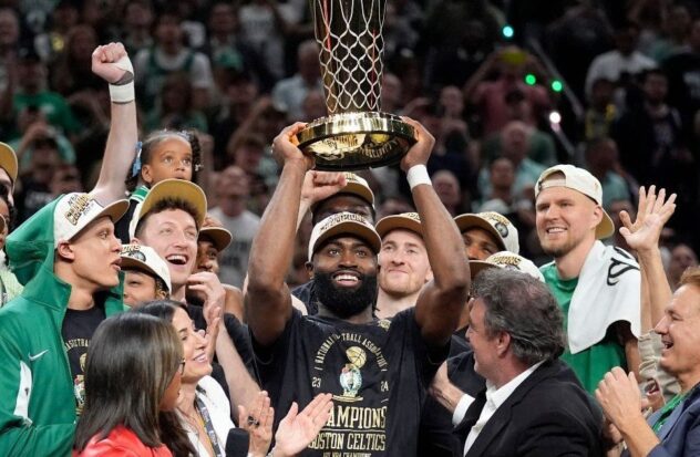 Celtics win a new NBA ring by beating the Mavericks
