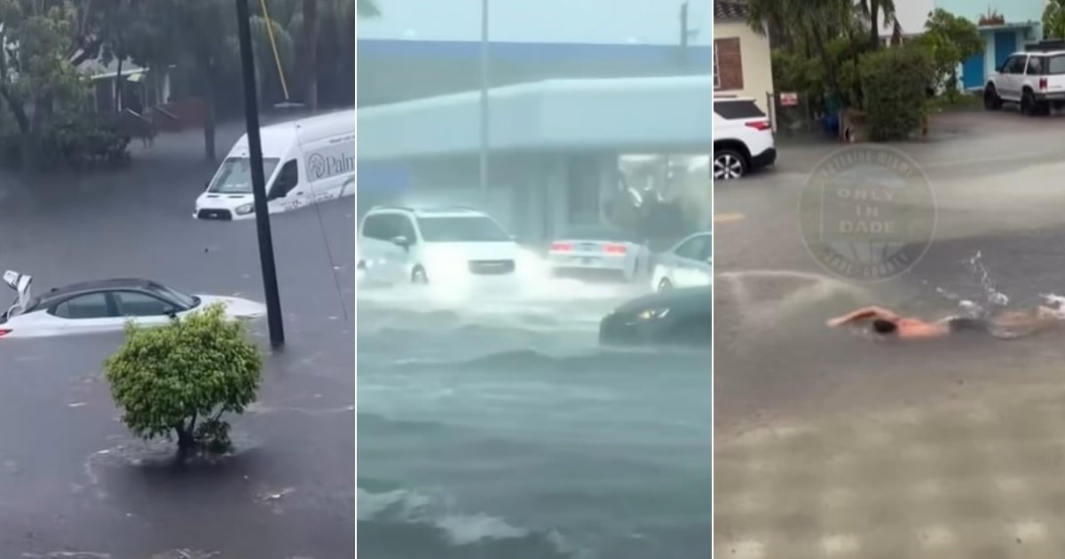 Floods in Miami and South Florida leave impressive images
