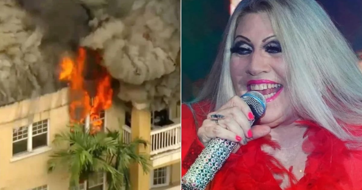 "I have lost everything," says Marie Antoinette after a fire in the building where she lived in Miami
