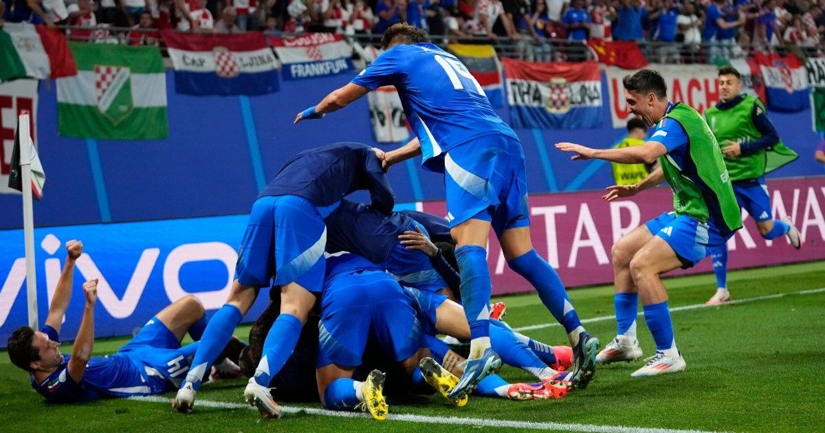 Italy achieves its qualification to the round of 16 with an agonizing goal against Croatia
