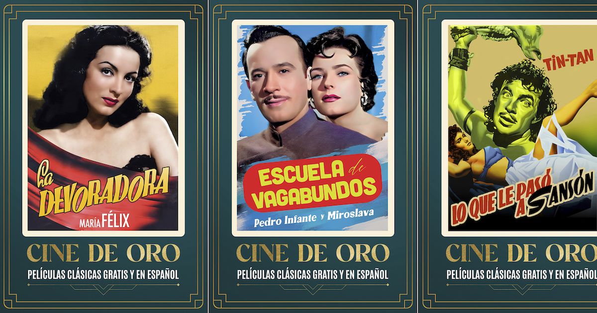 More than 100 films from the Golden Age of Mexican Cinema by Canela TV
