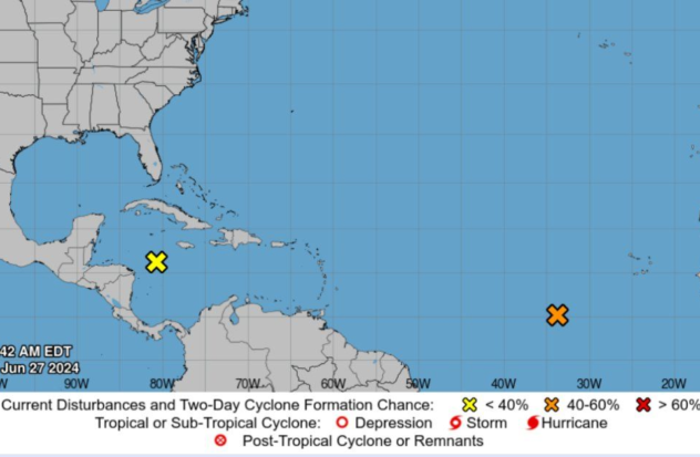 National Hurricane Center monitors two new formations with risk probabilities
