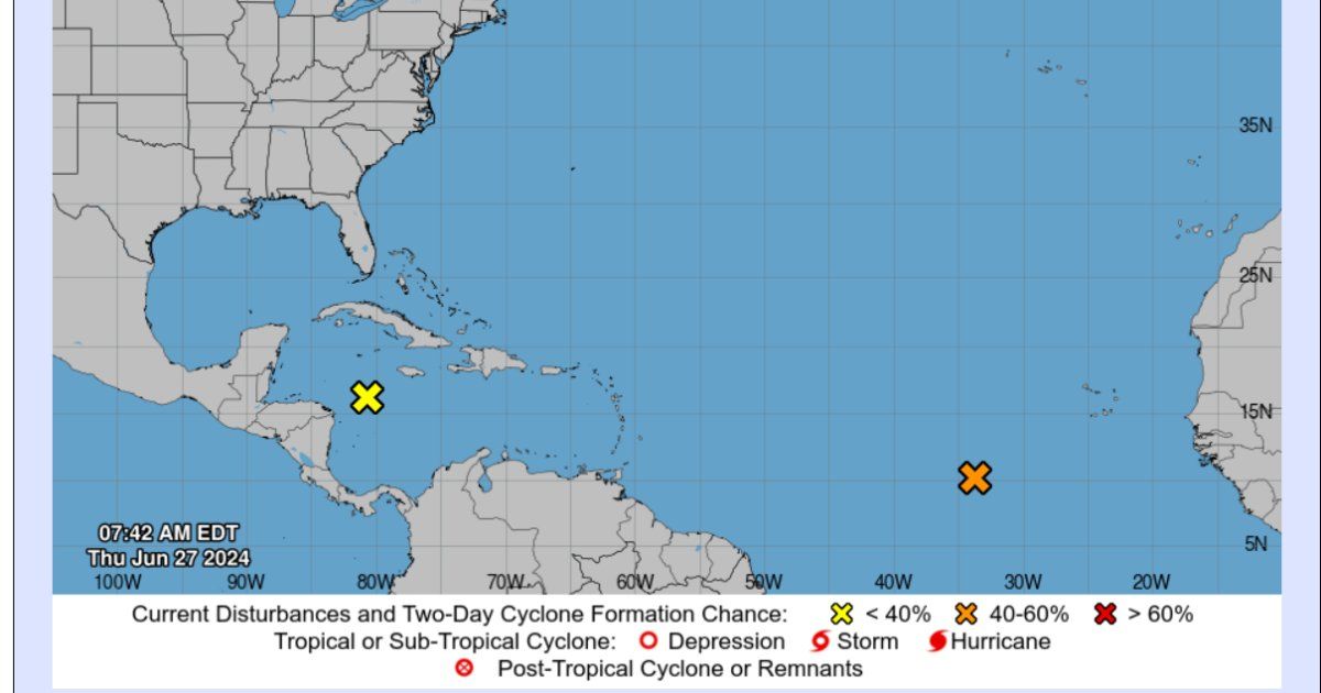 National Hurricane Center monitors two new formations with risk probabilities