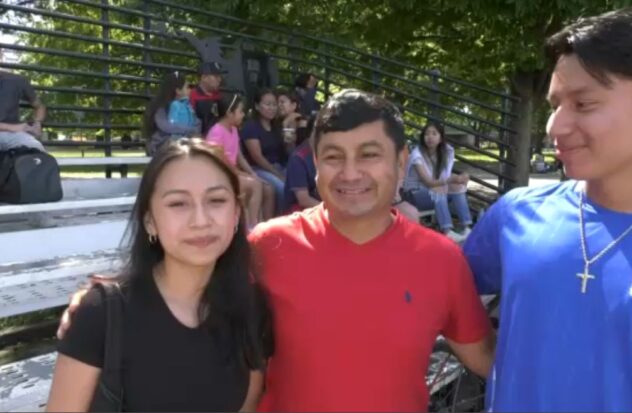 New York families celebrate Father's Day in Queens
