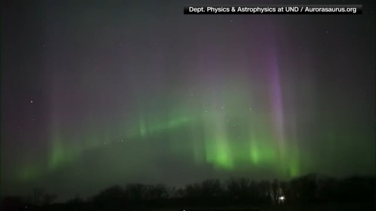 Northern lights could be seen in some parts of the country
