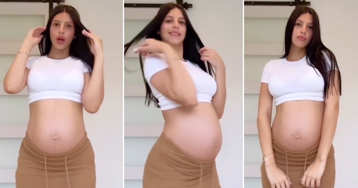 Rachel Arderi, girlfriend of Oniel Bebeshito, breaks out dancing while showing off her pregnancy
