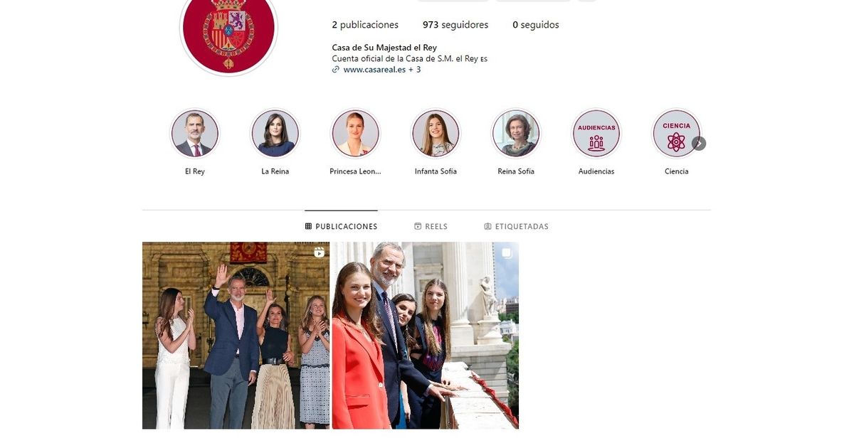 Royal family of Spain opens official account on Instagram
