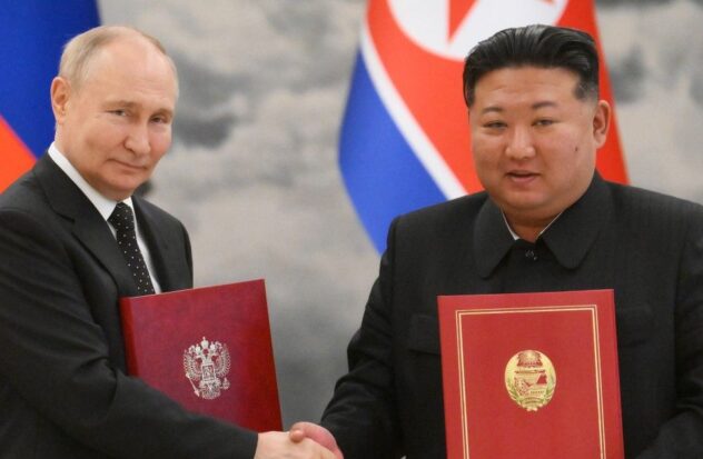 Russia and North Korea sign defense agreement, geopolitical implications resonate
