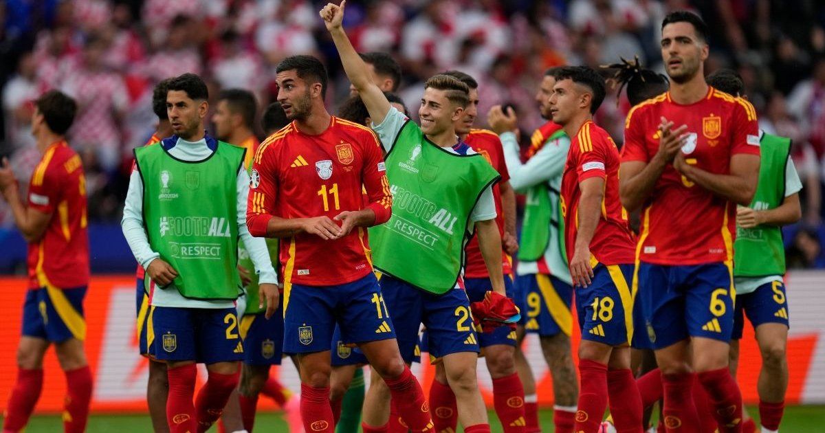 Spain registers a triumphant debut in the Euro with a win over Croatia

