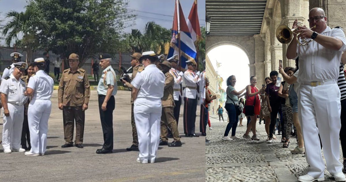 The Royal Canadian Navy dances conga in Cuba during deterrence visit