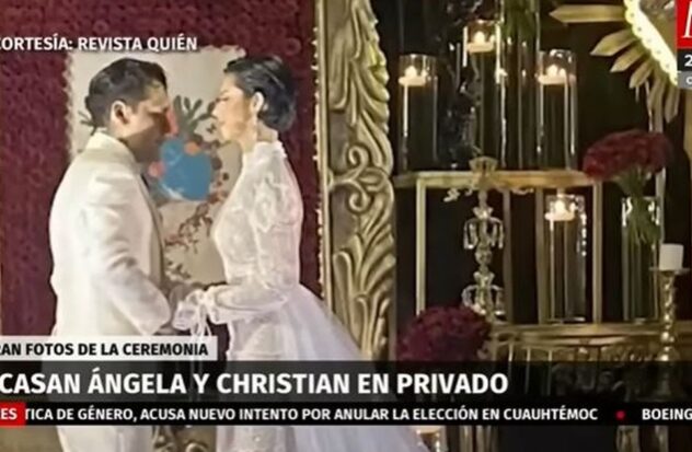 Angela Aguilar and Christian Nodal get married in an intimate ceremony
