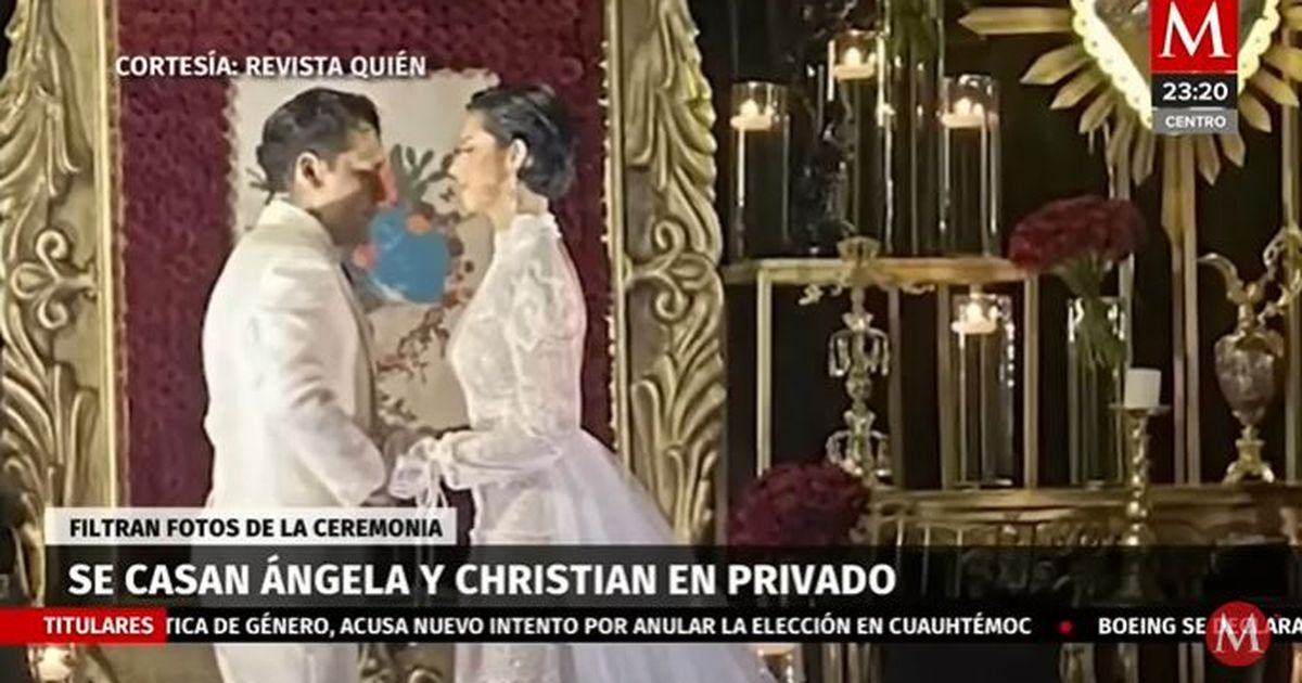 Angela Aguilar and Christian Nodal get married in an intimate ceremony