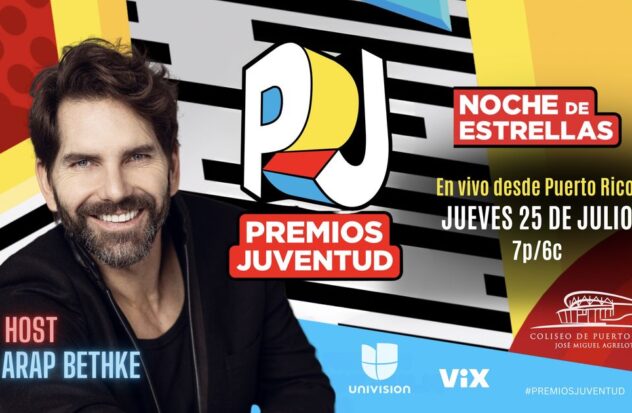 Arap Bethke joins the hosting of Premios Juventud in Noche de estrellas
