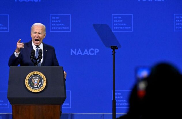 Biden resumes attacks on Trump at his first rally after the attack on the Republican
