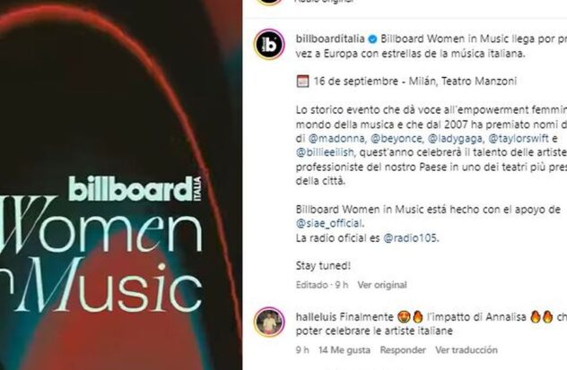 Billboard Italia confirms the first edition of Women in Music
