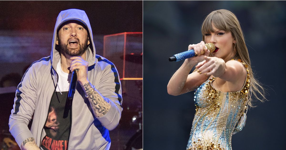 Eminem's album dethrones Taylor Swift's on Billboard 200 chart