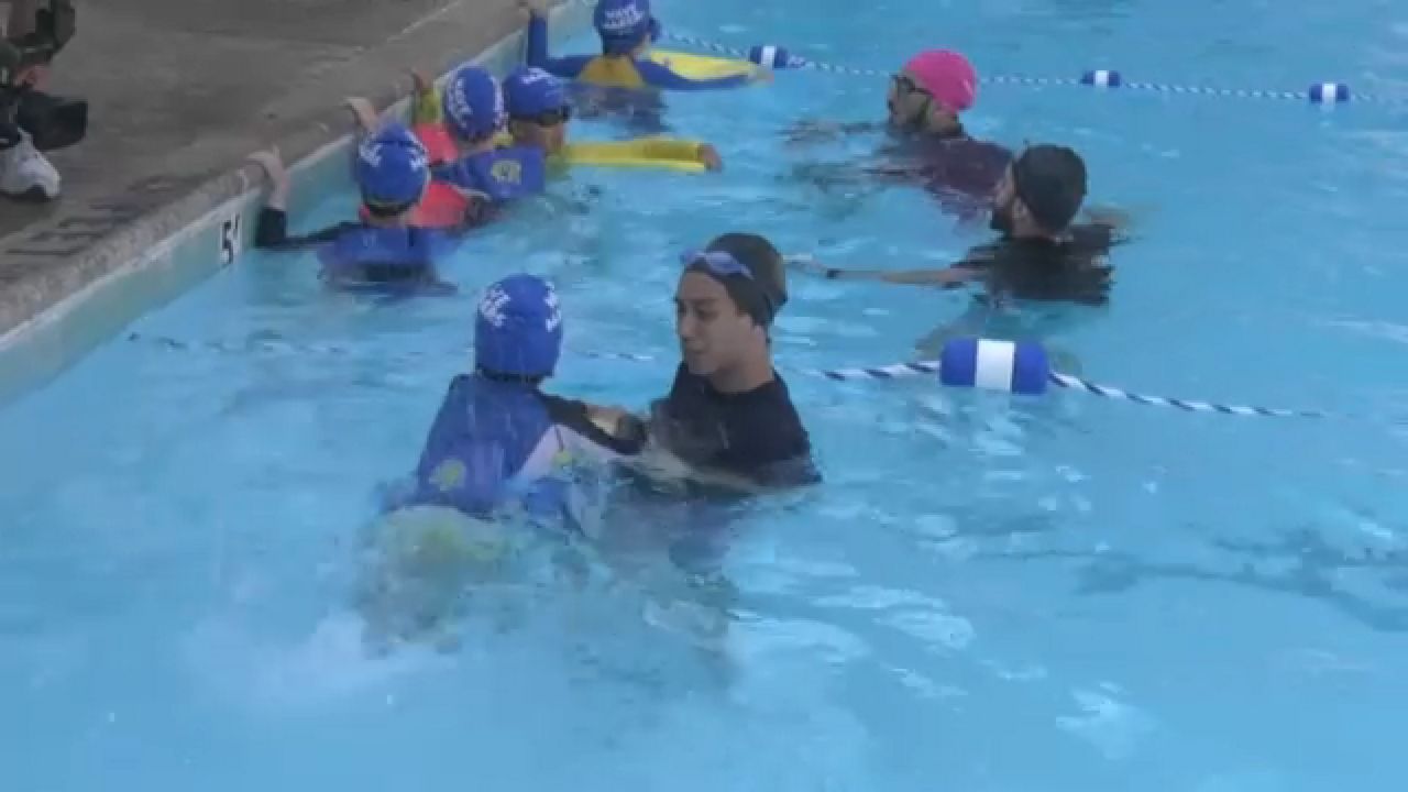 Free swimming program launched in Jackson Heights