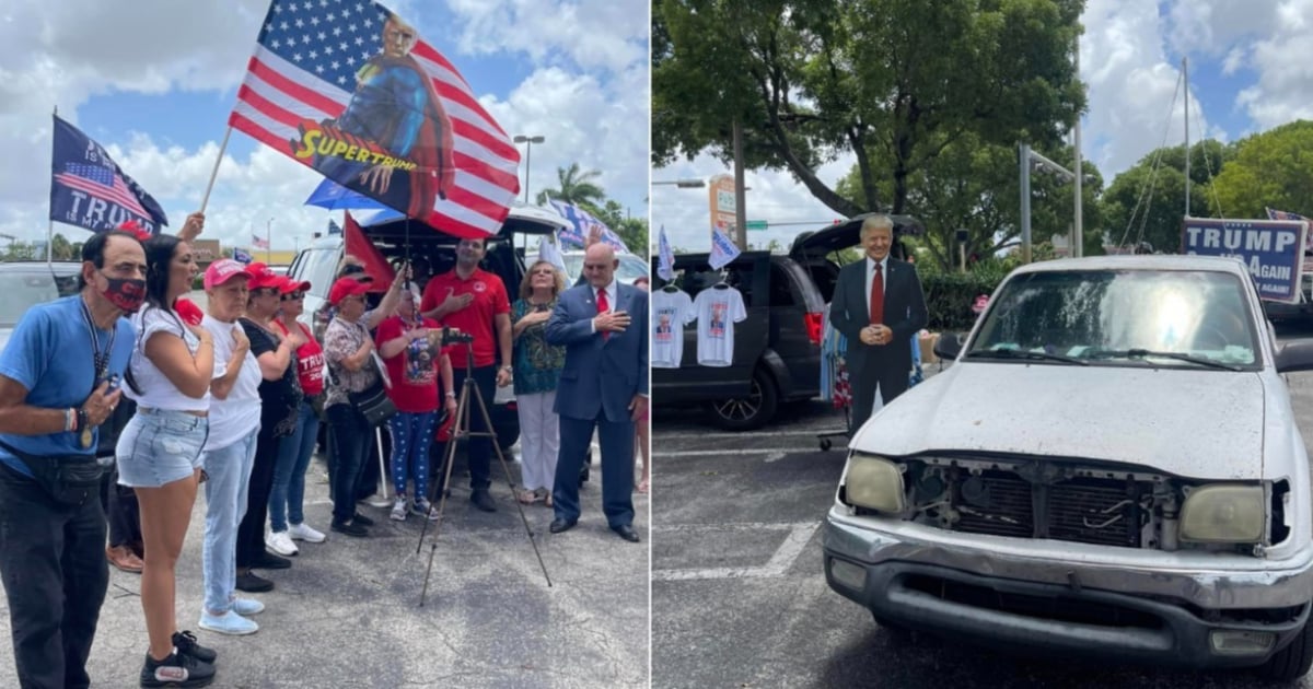 From Hialeah, caravan heads to Mar-a-Lago in support of Trump