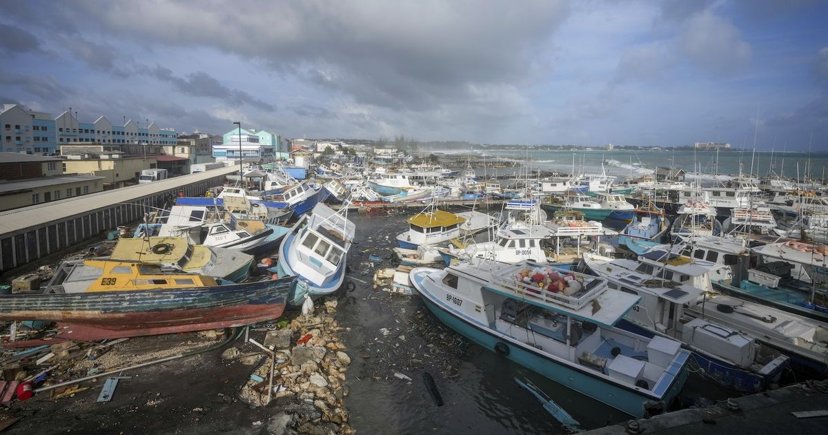 Hurricane Beryl reaches Category 5 strength and sweeps away islands in the southeastern Caribbean