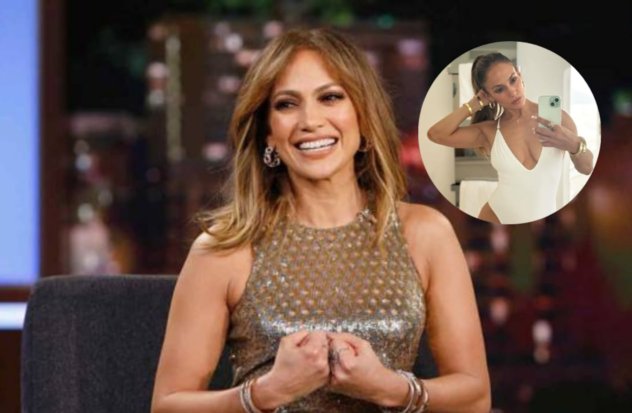 Jennifer Lopez's stunning swimsuit pose to celebrate her 55th birthday
