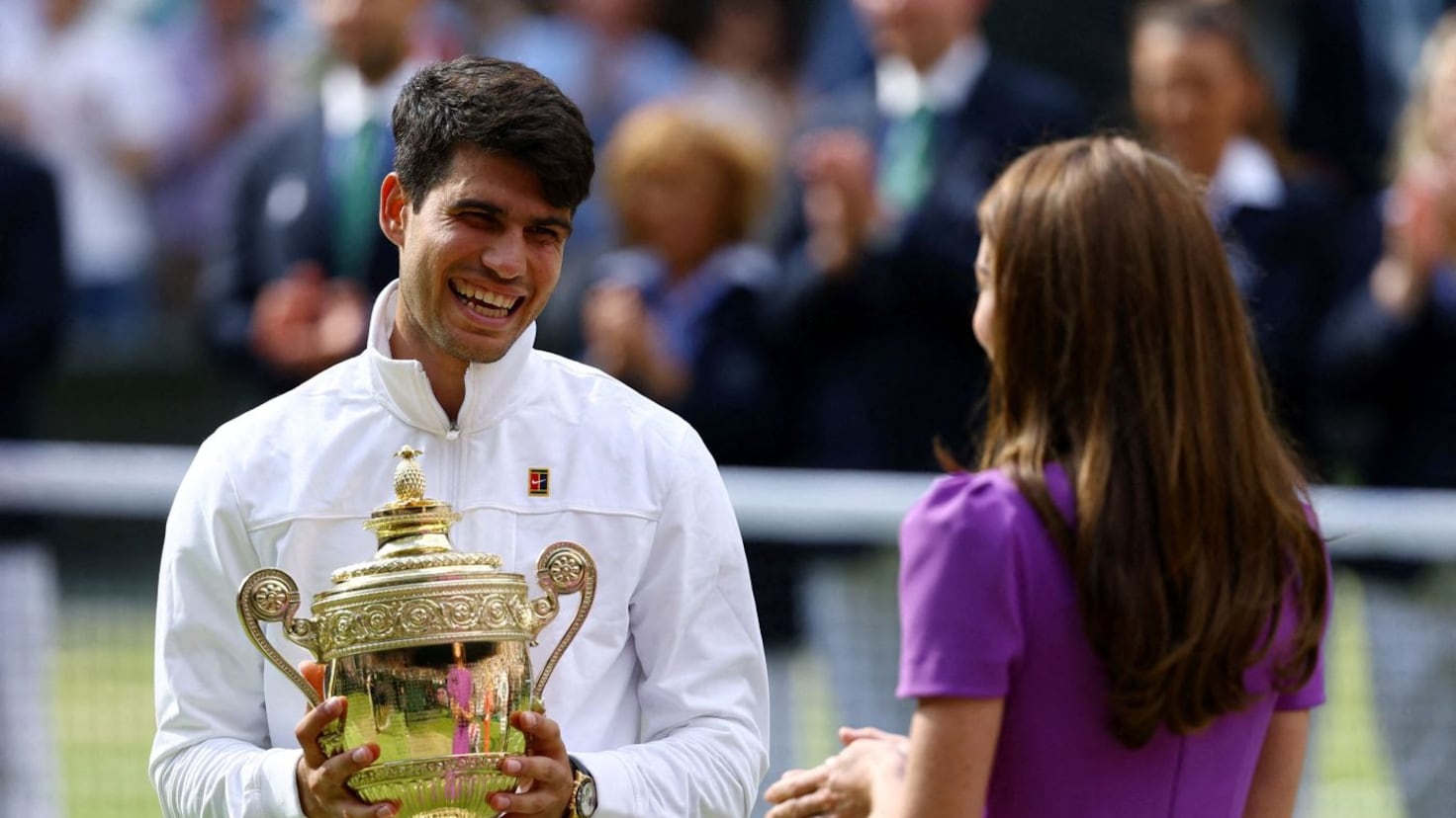 Kate Middleton and the question she asked Alcaraz after the Wimbledon final: We'll have to be careful