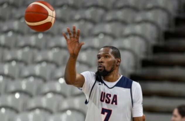 Kevin Durant says the United States is not too old to compete in the Olympics
