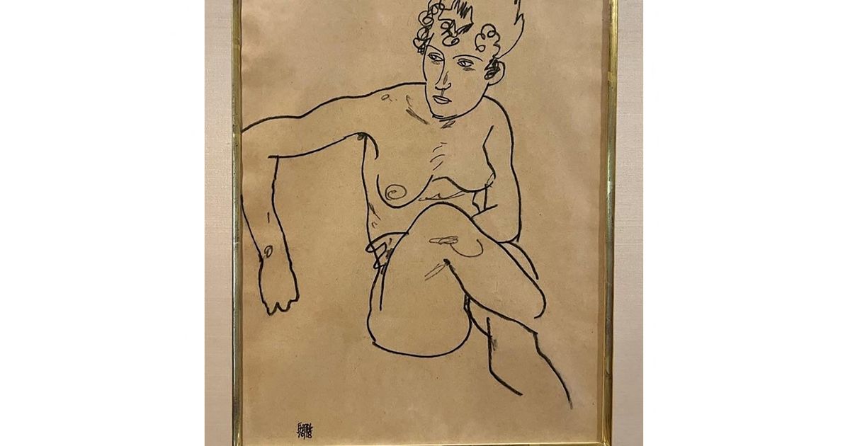 New York returns Schiele drawing stolen by Nazis to Jewish collector