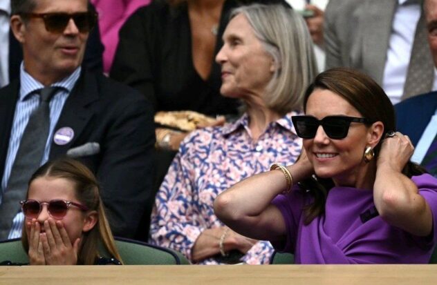 Princess Catherine arrives at Wimbledon for the men's final

