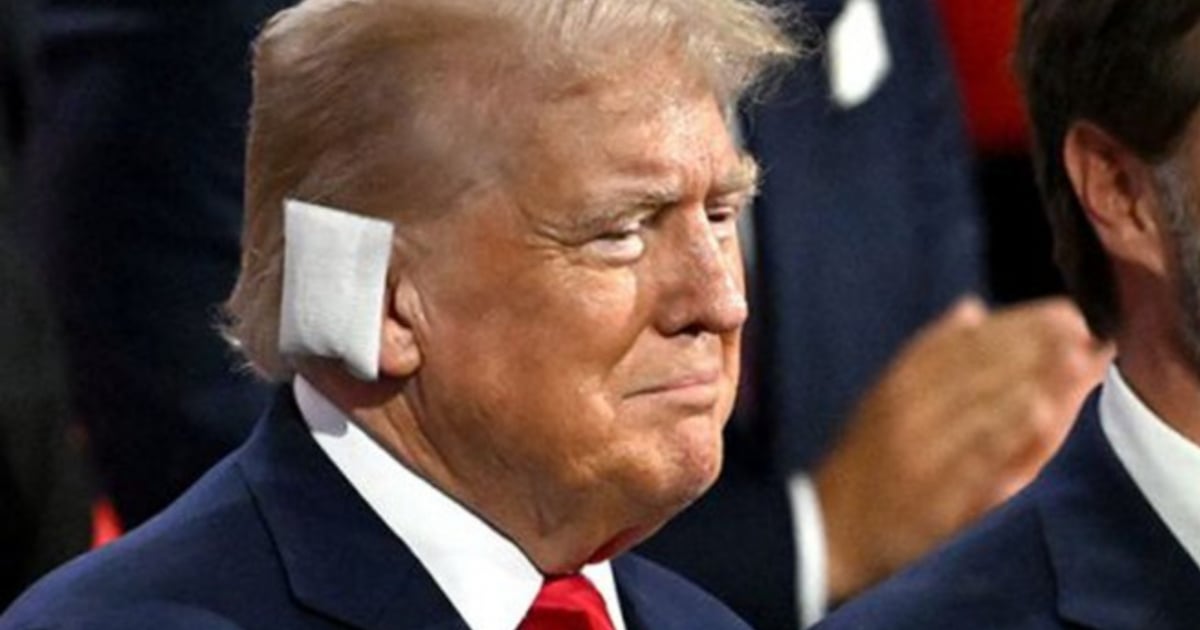 Trump reappears with his ear bandaged after assassination attempt in Pennsylvania