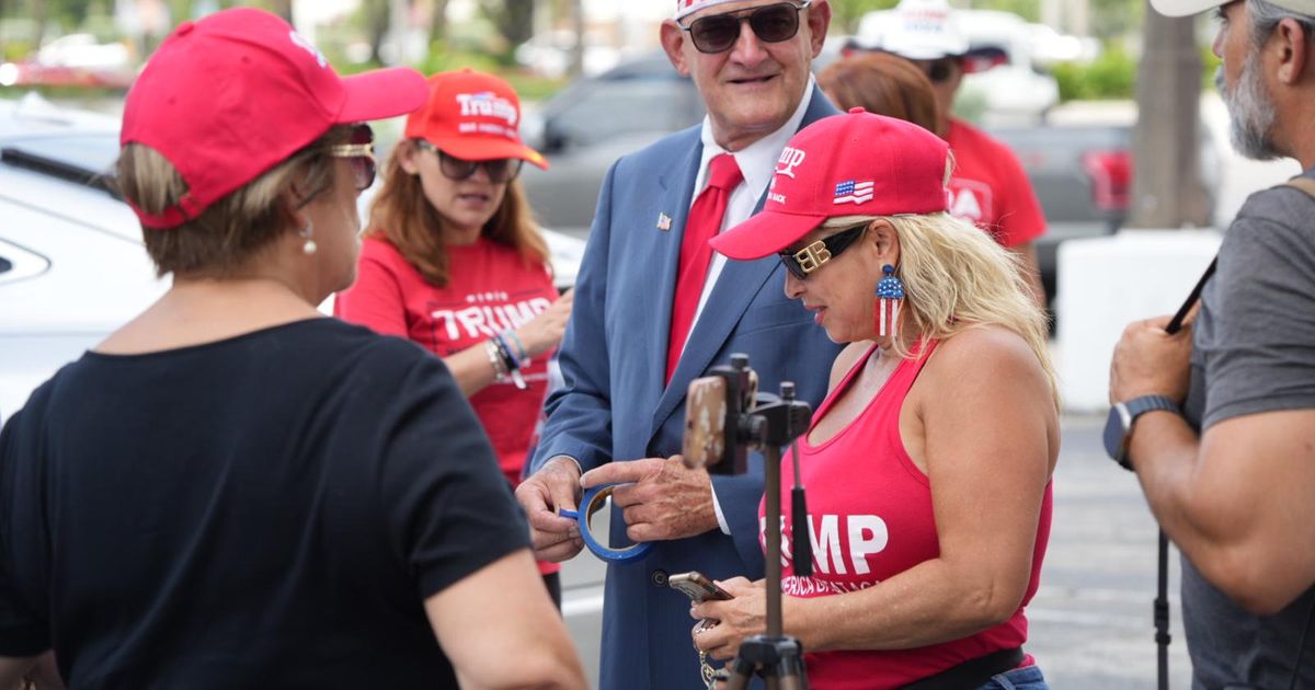 Trump supporters caravan in South Florida after Pennsylvania attack