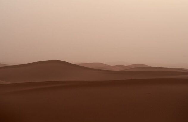 Two million tons of sand and dust enter the atmosphere every year
