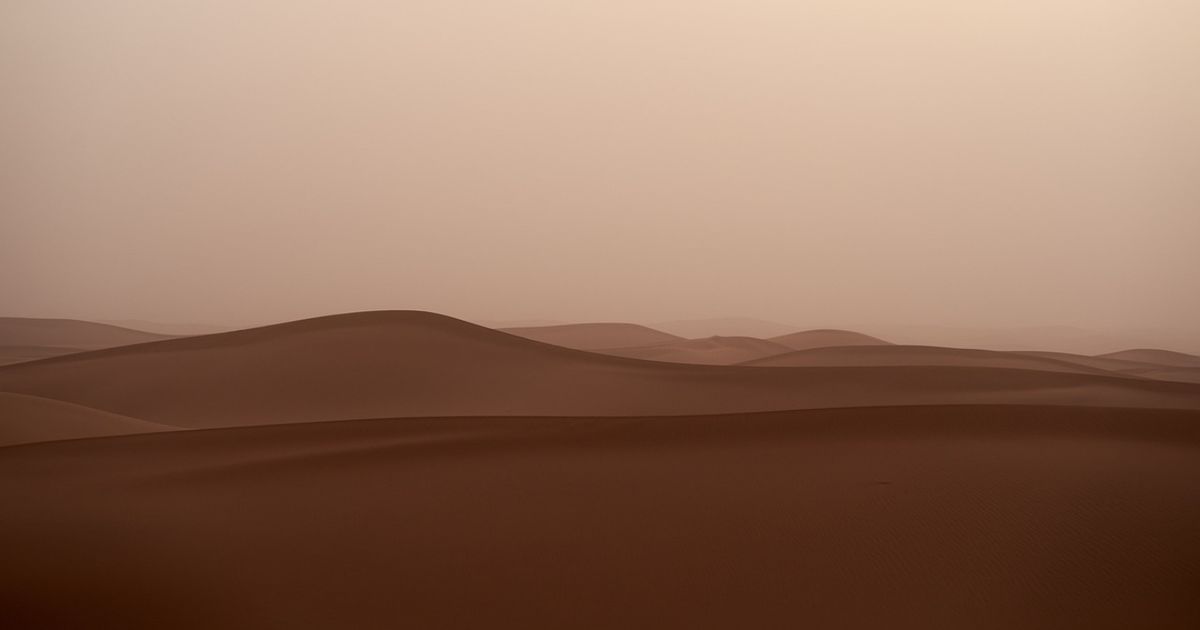 Two million tons of sand and dust enter the atmosphere every year