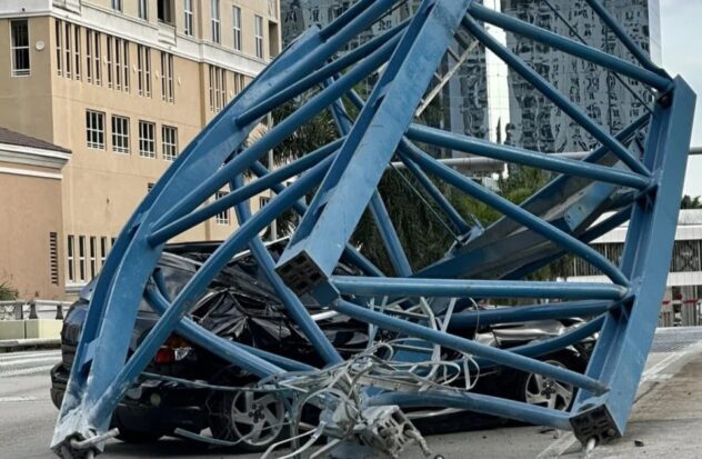 Video of crane collapse on Fort Lauderdale bridge revealed
