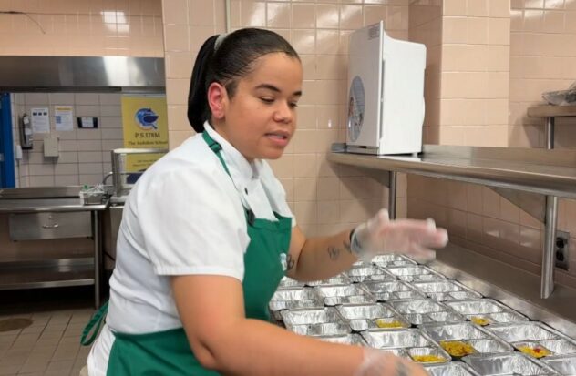 Yeannie Ortega, school food preparer
