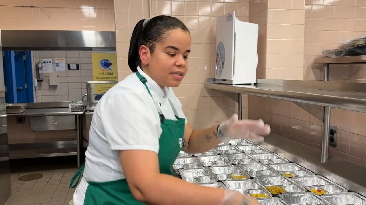 Yeannie Ortega, school food preparer