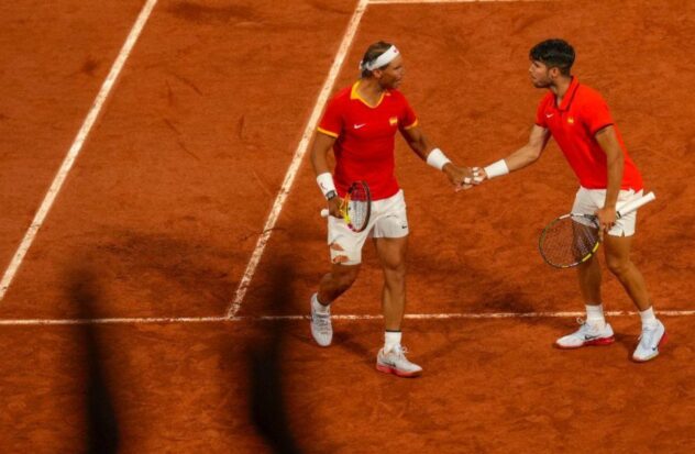 impressive joint performance by Nadal and Alcaraz
