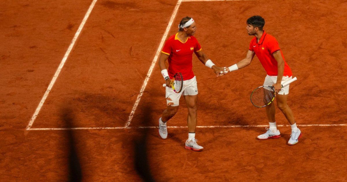 impressive joint performance by Nadal and Alcaraz